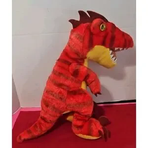 Build-A-Bear | Toys | Build A Bear Red Raptor Dinosaur Plush Large ...